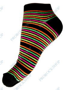 kotníkové ponožky s barevnými pruhy 3