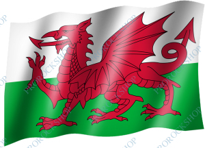 venkovní vlajka Wales