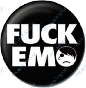 placka, odznak Fuck Emo
