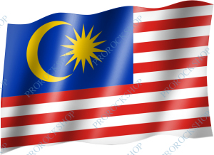venkovní vlajka Malajsie