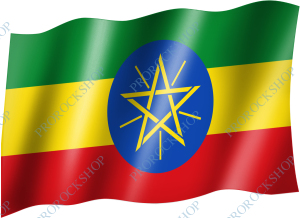 venkovní vlajka Etiopie