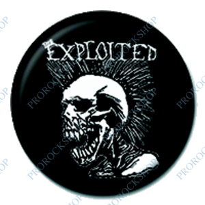 placka, odznak The Exploited - white