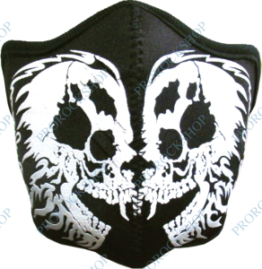 motorkářská maska Lebky - Tribal Skull