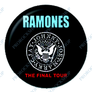 placka, odznak Ramones - The Final tour
