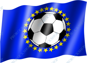 venkovní vlajka Evropský fotbal