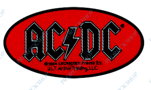 nášivka AC/DC - oval logo
