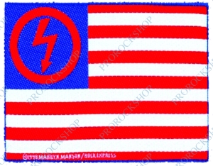 nášivka Marilyn Manson - Flag