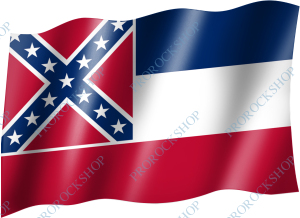 venkovní vlajka Mississippi