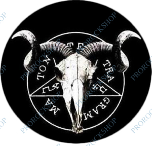 placka, odznak Dimmu Borgir - logo