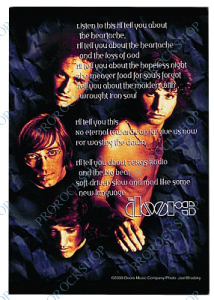 plakát, vlajka Doors - Band