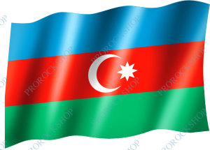 venkovní vlajka Azerbajdžán