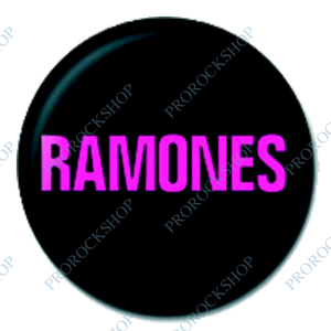 placka, odznak Ramones - logo