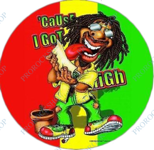 placka, odznak Rastafarián II