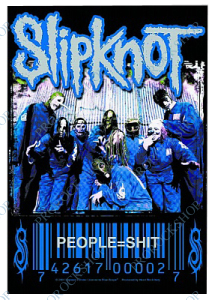 plakát, vlajka Slipknot - People=Shit