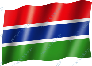 venkovní vlajka Gambie