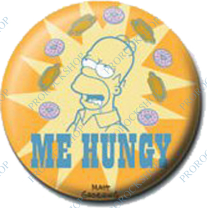 placka, odznak Homer Simpson - Me Hungry