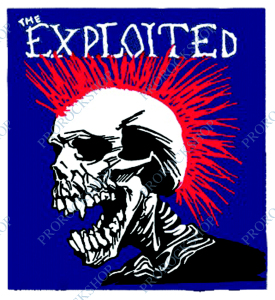 nášivka The Exploited - Mohican Multicolour