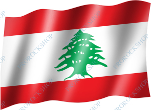 venkovní vlajka Libanon
