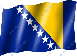 venkovní vlajka Bosna a Hercegovina