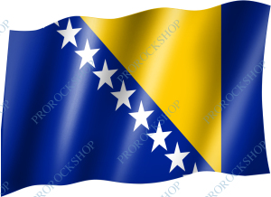 venkovní vlajka Bosna a Hercegovina