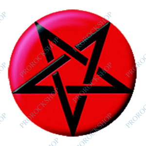 placka, odznak Pentagram red
