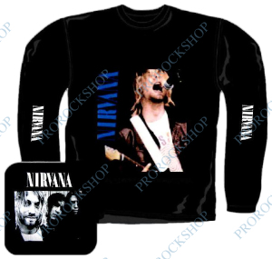 triko s dlouhým rukávem Nirvana - Kurt Cobain