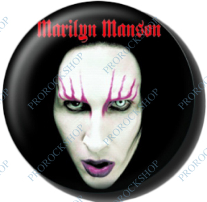 placka, odznak Marilyn Manson