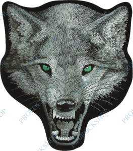 emblém, nášivka Vlk 26,3 cm