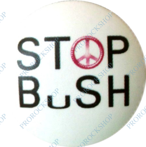 placka, odznak Stop Bush