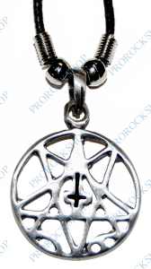 přívěsek na krk pentagram 3,2 cm II