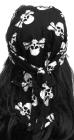 šátek pirát pirátská lebka V