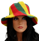 rasta čepice, čepec, rasta barvy svisle