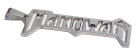 přívěsek na krk z oceli Manowar - Logo