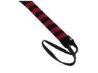 bič 35 Tails Suede Whip Black Red