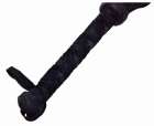 bič BDSM Flogger Suede Black