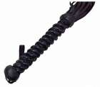 bič BDSM Flogger Suede Black II