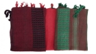 šátek palestina, arafat - zelenočervená