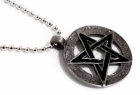 přívěsek na krk Pentagram 3 cm V