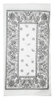 multifunkční šátek, bílý se vzorem