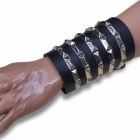 Stahovák, náramek pyramidy 5 řadý