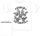 bílé pánské triko Avenged Sevenfold - logo