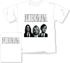 bílé triko Nirvana