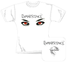 bílé dámské triko Evanescence - Amy Lynn Lee