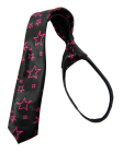nasazovací kravata růžová hvězda