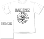 bílé pánské triko Ramones - Logo