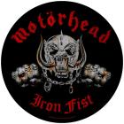 nášivka na záda Motörhead - Iron Fist