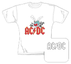 bílé dámské triko AC/DC - Fly