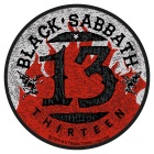 nášivka Black Sabbath - 13 Flames Circular