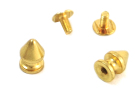 ozdoba zlaté hroty 10 mm - 100 kusů