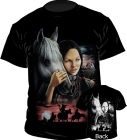 triko Indiánka s koněm